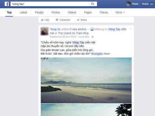 facebook cho phep tim kiem status o che do cong khai hinh anh 1