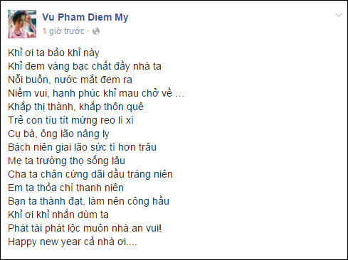 Sao Việt rộn ràng gửi lời chúc ý nghĩa trong đêm giao thừa - Ảnh 10.