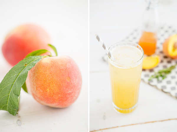 Peach Thyme Soda