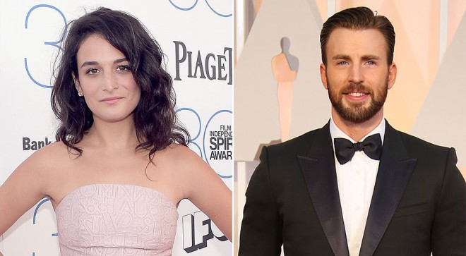 Chris Evans và Jenny Slate.