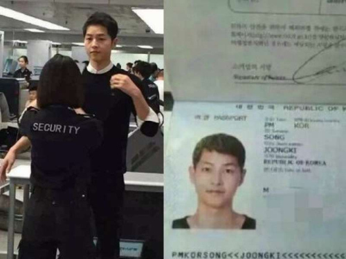 Ảnh hộ chiếu của Song Joong Ki bị netizen Trung Quốc tiết lộ - Ảnh 1.