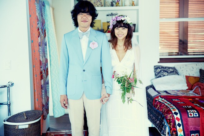 "Đám cưới nho nhỏ" của Lee Hyo Ri và Lee Sang Soon.