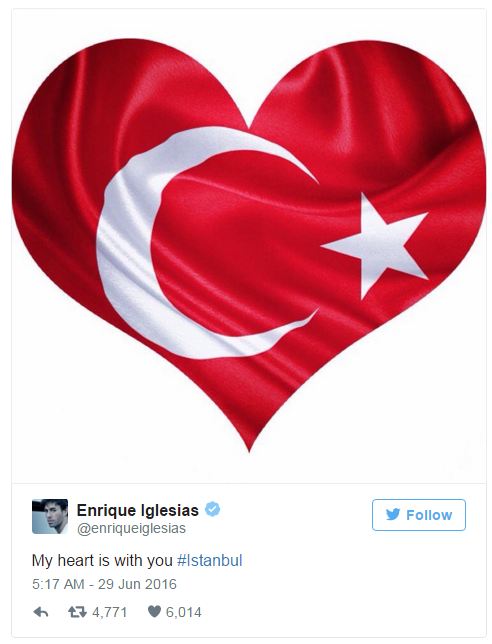 Hàng loạt sao thế giới kinh hoàng vì vụ khủng bố dã man ở Thổ Nhĩ Kỳ - Ảnh 4.
