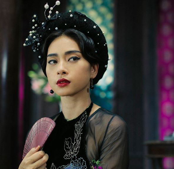 Ngô Thanh Vân trong bộ phim sắp chiếu "Tấm Cám". Cô thay đổi hình ảnh với vai mẹ kế độc ác mưu mô.
