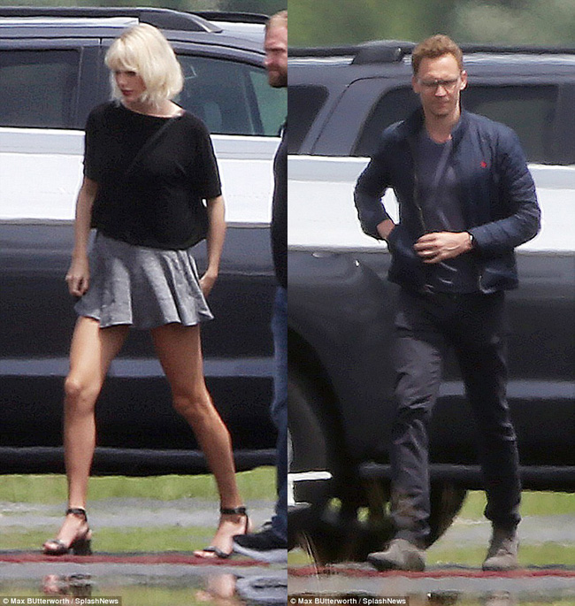 Taylor Swift và Tom Hiddleston cùng xuất hiện ở sân bay sau khi lộ ảnh hôn nhau - Ảnh 1.