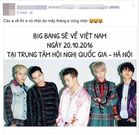 Thông tin chính thức: Big Bang sẽ tổ chức fan meeting tại Hà Nội vào tháng 10 - Ảnh 2.