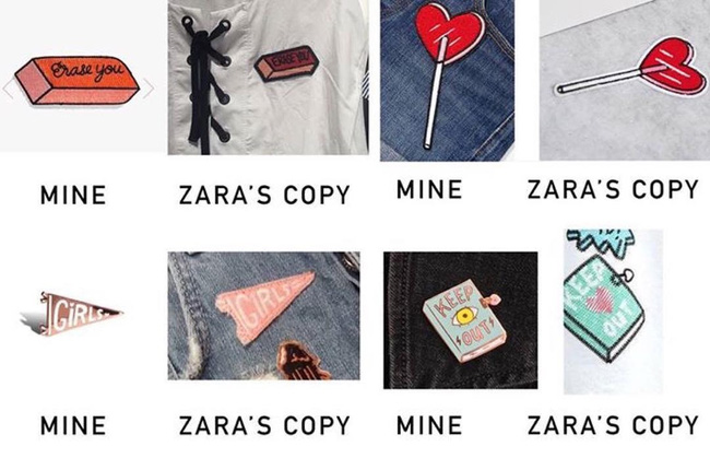 Zara bị tố ăn cắp thiết kế của một chuyên viên đồ họa - Ảnh 2.