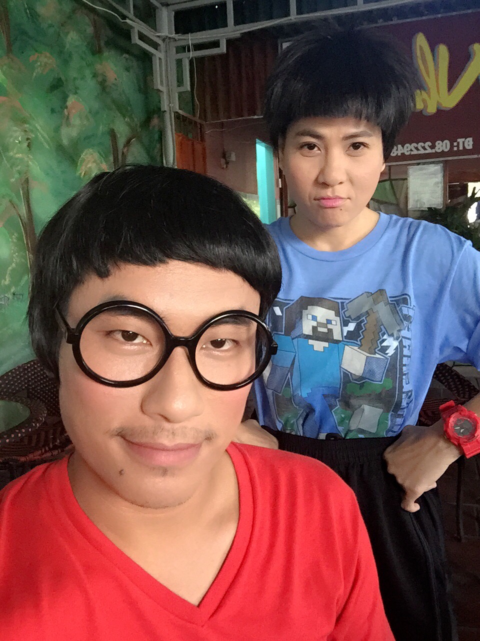Cat Phuong Kieu Minh Tuan Hua Minh Dat Nam Thu trong phim ca nhac hai Ngo Qua Ngo (1)