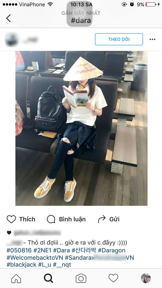 Dara (2NE1) khoe ảnh đội nón lá và đọc sách tìm hiểu về Việt Nam, chuẩn bị đổ bộ sân bay Tân Sơn Nhất - Ảnh 2.