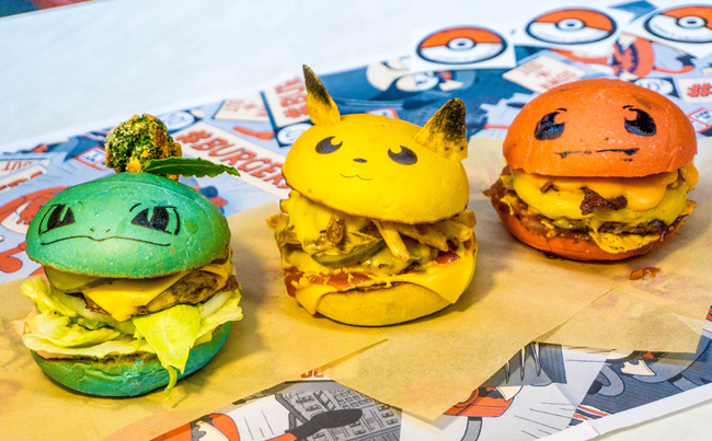 Không phải fan ruột, bạn cũng muốn thưởng thức đủ bộ hamburger Pokémon đã ngon lại còn đẹp - Ảnh 1.