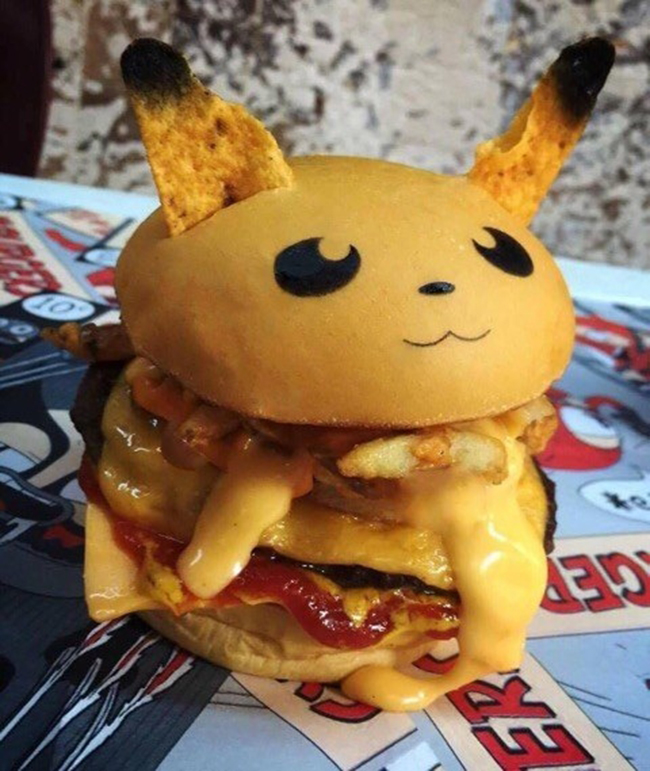 Không phải fan ruột, bạn cũng muốn thưởng thức đủ bộ hamburger Pokémon đã ngon lại còn đẹp - Ảnh 3.