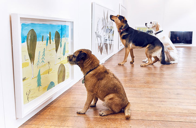 Ghé thăm triển lãm nghệ thuật dành cho chó đầu tiên trên thế giới - Ảnh 6.