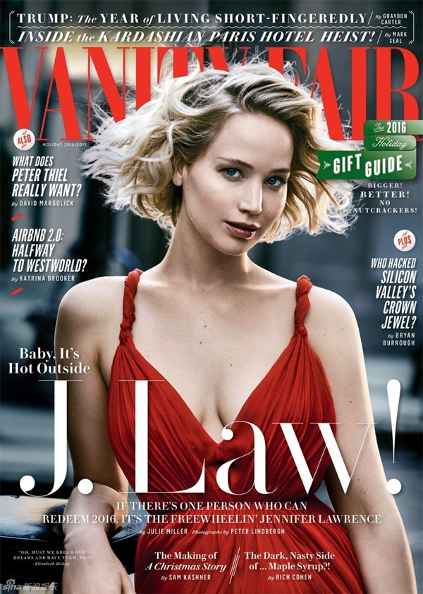 Jennifer Lawrence gợi cảm tựa nữ thần trong loạt ảnh mới