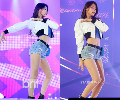 Cuộc chiến thân hình hoàn hảo: Mỹ nhân Seolhyun (AOA) hay nữ hoàng legging Na Eun? - Ảnh 7.