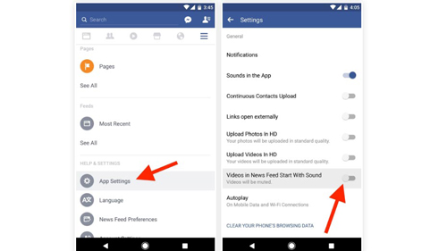 Cách tắt âm thanh phát tự động trên video Facebook - 4