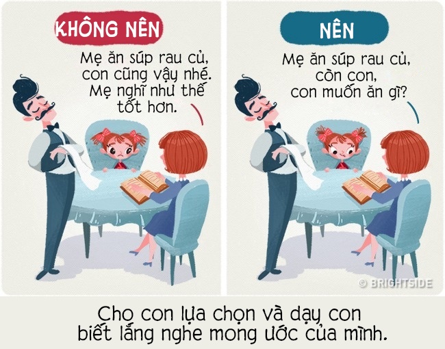 10 nguyen tac day con cua bo me thong thai