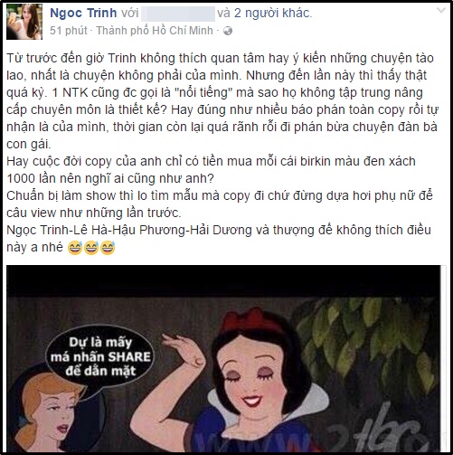 ngoc trinh dang dan chui xeo ntk do manh cuong gay gat