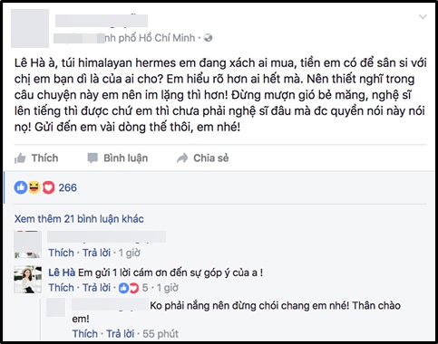 dai dien truyen thong minh hang dap tra hoc tro ho ngoc ha sau cay