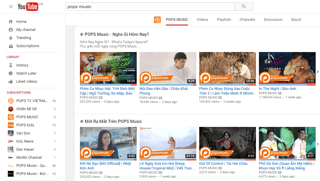 Kênh YouTube Việt Nam duy nhất lọt top 100 kênh có lượt xem nhiều nhất thế giới !