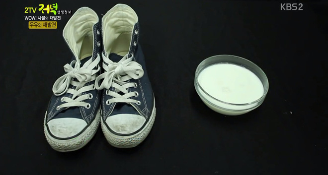 Tận dụng sữa hỏng để tẩy vết bẩn trên giày, chuyện như đùa nhưng hiệu quả vô cùng - Ảnh 9.