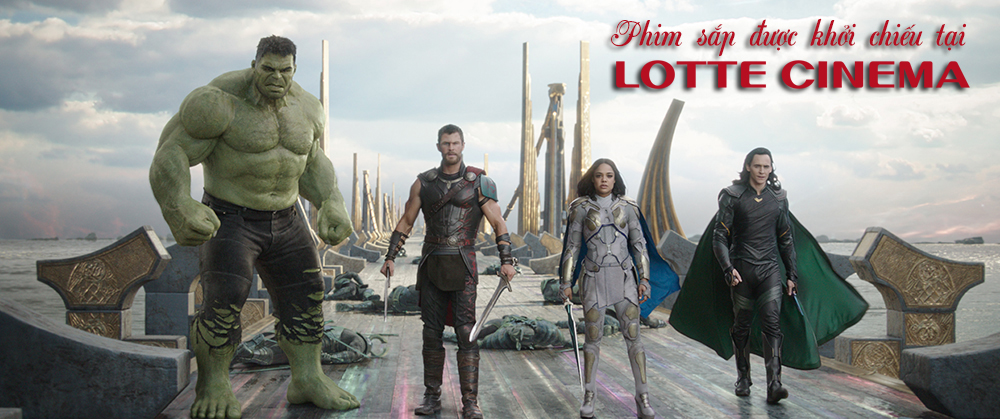 Marvel Studios' THOR: RAGNAROK..L to R: Hulk (Mark Ruffalo), Thor (Chris Hemsworth), Valkyrie (Tessa Thompson) and Loki (Tom Hiddleston)..Ph: Film Frame..©Marvel Studios 2017