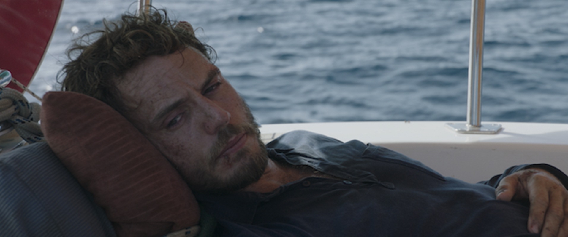 Sam Claflin stars in ADRIFT Courtesy of STXfilms