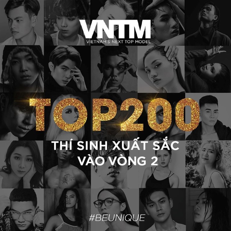 Danh sách Top 200 - Top Model Online đã được công bố