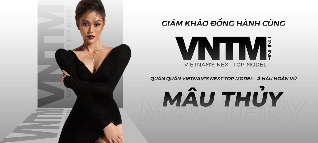 Poster công bố Mâu Thủy trở thành giám khảo của Top Model Online 2019