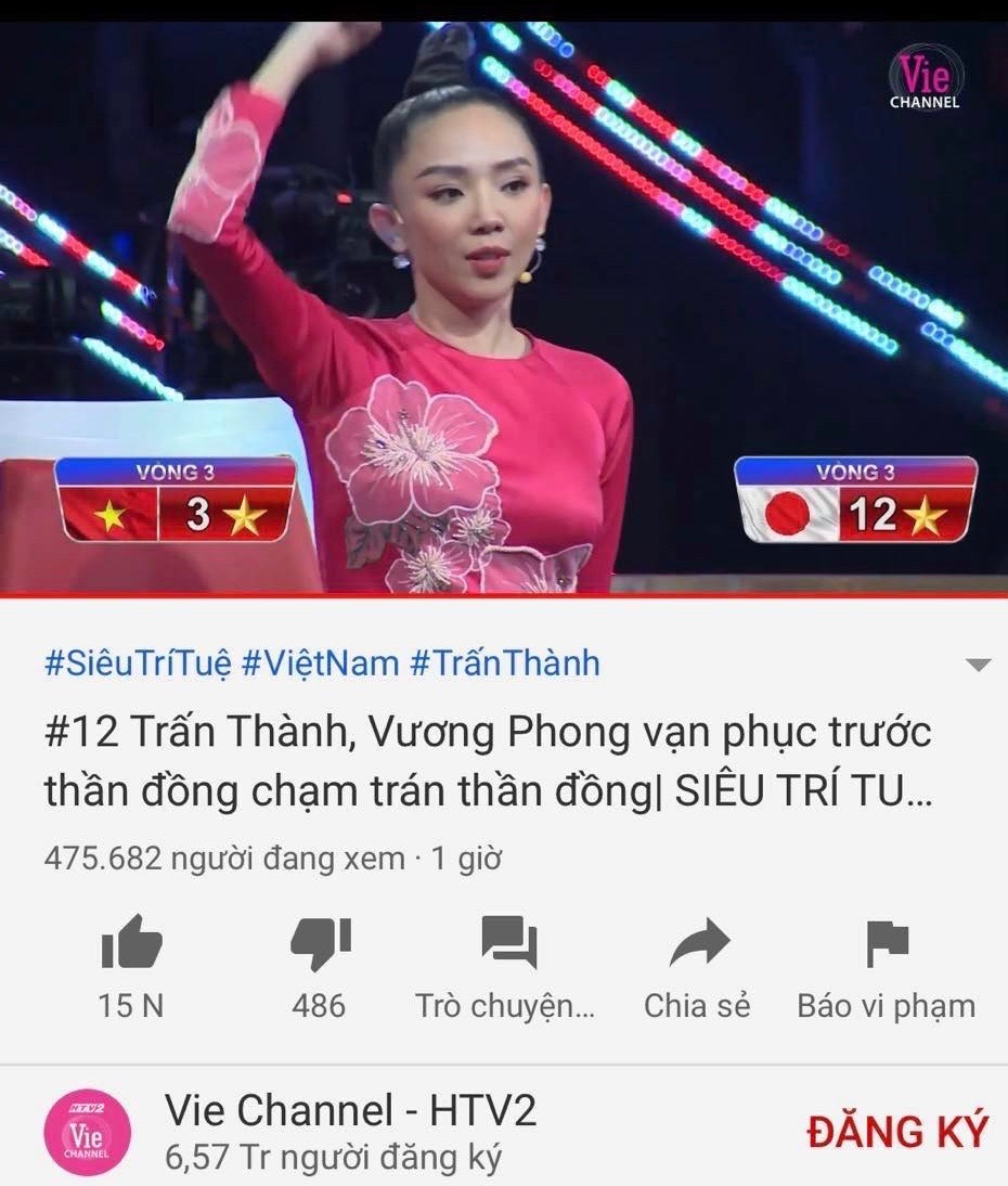 Tap 12 Sieu Tri Tue  VN dat luot xem cung luc ky luc tren Youtube 2