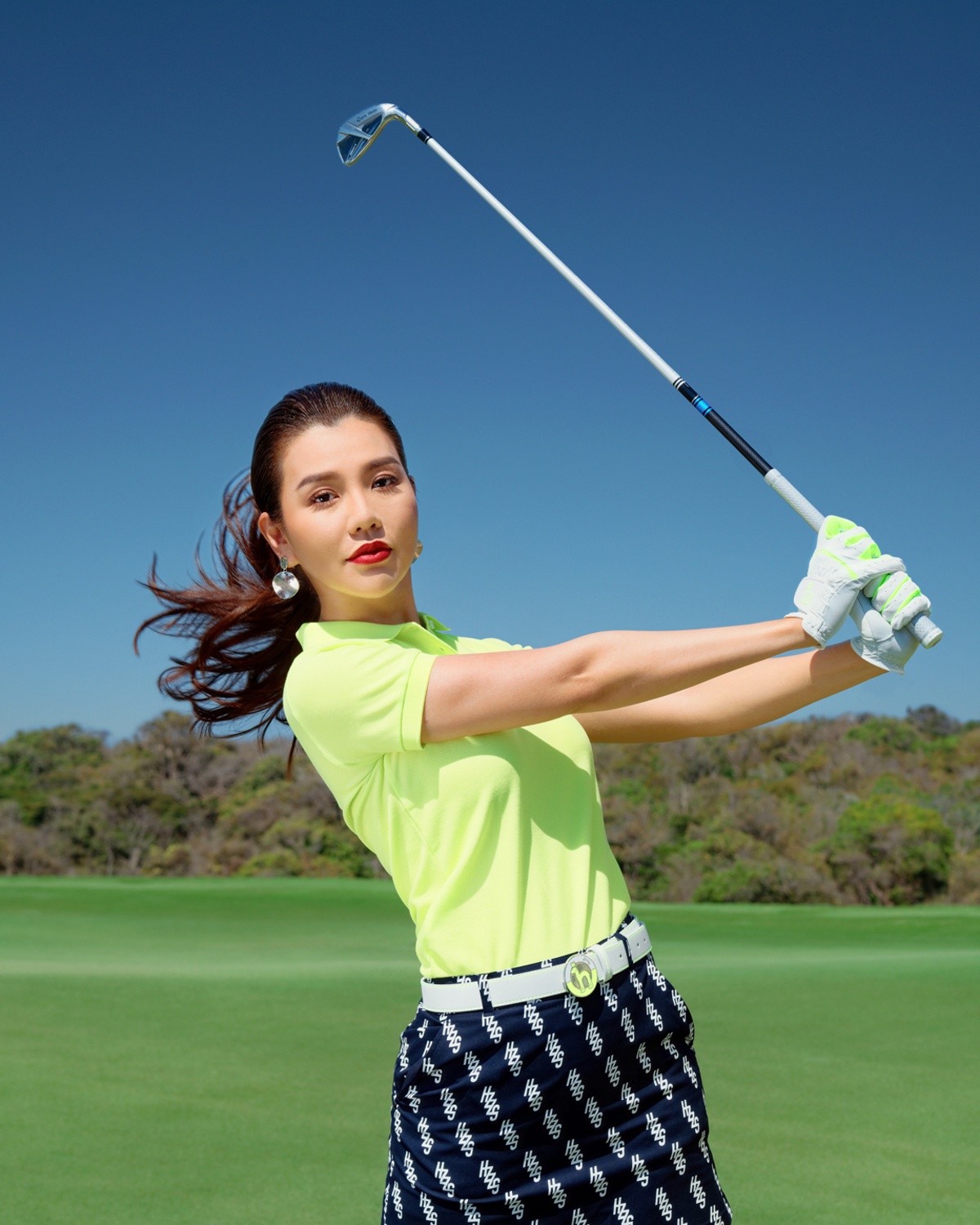 IMG 2809 Á hoàng Golf Queen Hải Anh khoe vẻ đẹp tươi trẻ trong trang phục Golf