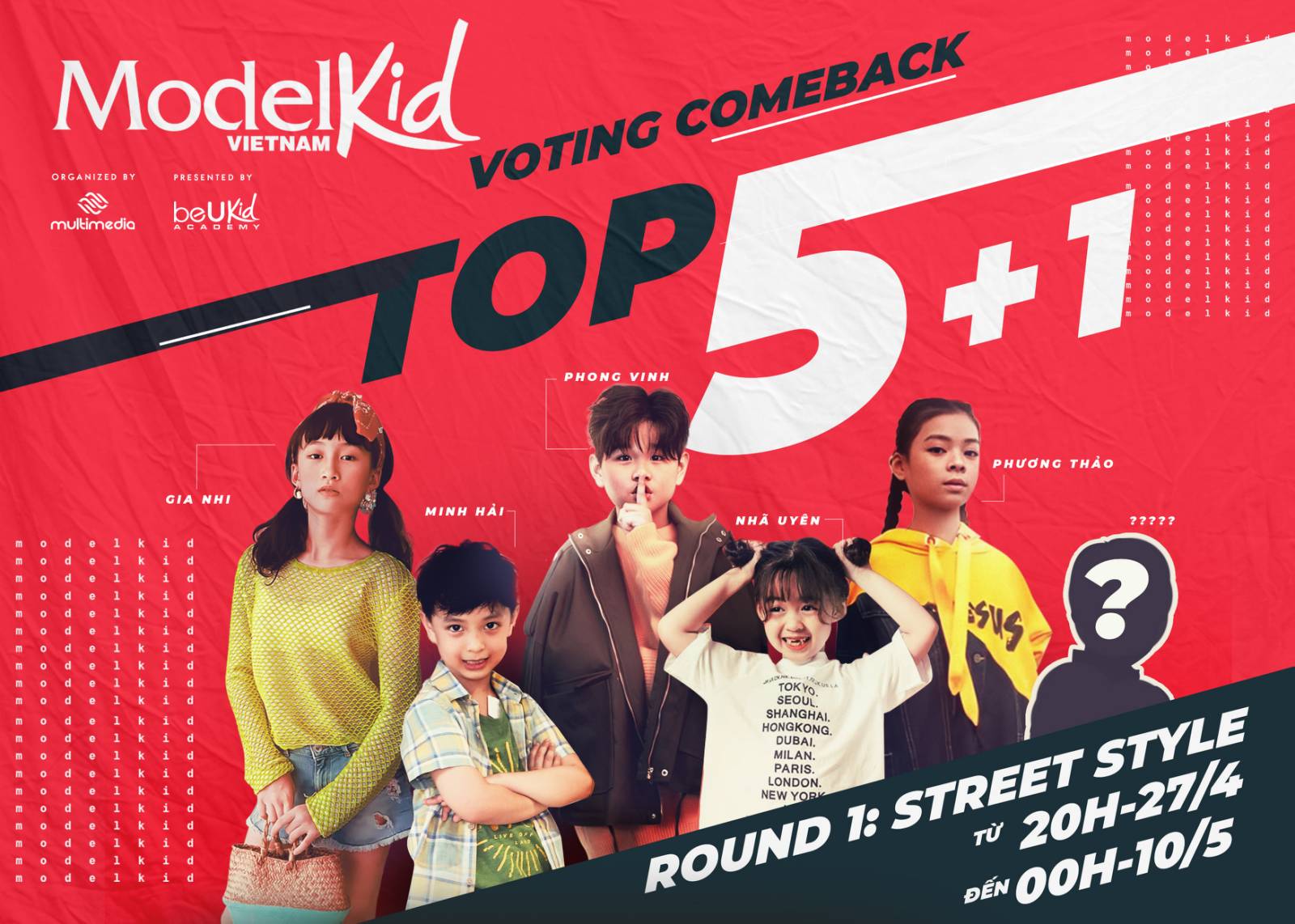 Poster ModelKidVietnam voting comeback