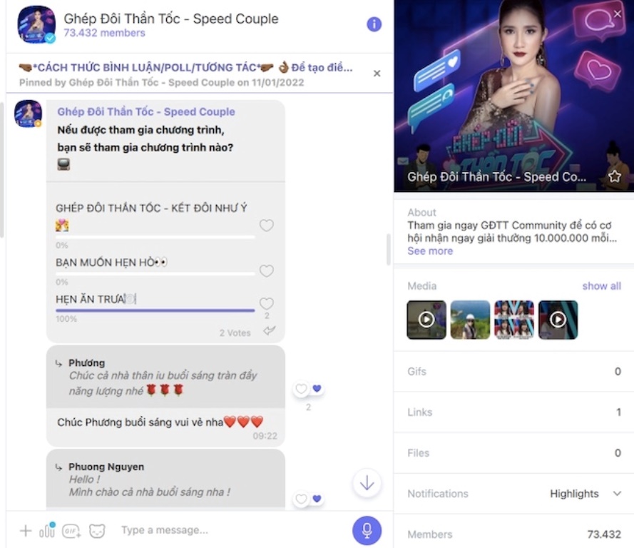 Cộng đồng Viber Speed Couple